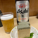 正宗屋 - 瓶ビール 大 ¥430 カステラ ¥420