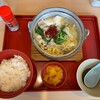 ジョイフル - 博多もつ鍋定食（ちゃんぽん麺入り）