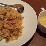 中華料理 ハマムラ - 『豚バラ肉とレタスの焼飯』！旨～い♪(^o^)丿