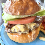 Gri iron griddle & Burger - Griベーコンチーズバーガー