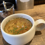 ミロンガ ヌオーバ - セットのスープ