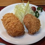 海鮮・話食処 しん - カニクリームコロッケ（濃厚、特製）