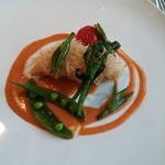 Le Vent Vert - 的鯛のカダイフ巻き揚げ
      ソースサルビチャウダー