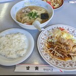 甘寅 - ラーメン焼肉セット ライス付