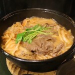 本みやけ - 牛鍋肉大盛(1,400円)