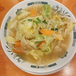 日高屋 - 野菜たっぷりタンメン(麺少なめ)/520