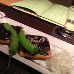 勢揃坂 蕎 ぎん清 - 油揚げ田楽（2013.6.24）