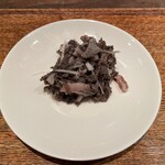 鳥茂 - 牛センマイ(塩胡椒和え)