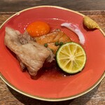 鳥茂 - 豚すき焼き