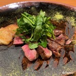 千陽 - 十和田産 短角牛の炭火焼