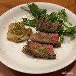 千陽 - 十和田産 短角牛の炭火焼