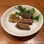 千陽 - 十和田産 短角牛の炭火焼