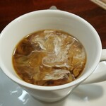 キッチン ブルー グローブ - 途中からミルクを入れます、最近は郷愁を感じなくなってきた！