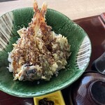 Nihon Ryouri Totoyume - お昼の海老天丼１４００円