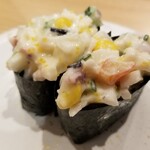 回転寿し トリトン - 北のサラダ。
