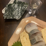 Daitokujisaikiya - 鯖寿司は焼き海苔を巻いて食べるのが好き