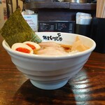 麺屋いちびり - 特製らーめん横から