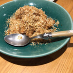 老虎菜 - タラ白子の金砂炒め