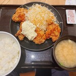 Yoshinoya - タルタル南蛮から揚げ定食