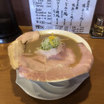 麺屋あした - 醤油白湯麺　950円+大盛り150円
