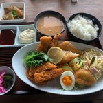 スマイリー食堂 - フライ盛ランチ【2023.2】