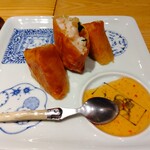 老虎菜 - えびのパリパリ春巻き ◎パリパリのぷりっぷり