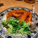 老虎菜 - 大海老のチリソース◎◎