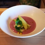 さじこよみ - 彩り大根のムース