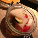 器楽亭 - お漬物。