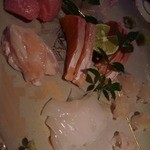 器楽亭 - お刺身盛り。