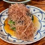 創作料理つくし - ちぢみほうれん草のおひたし