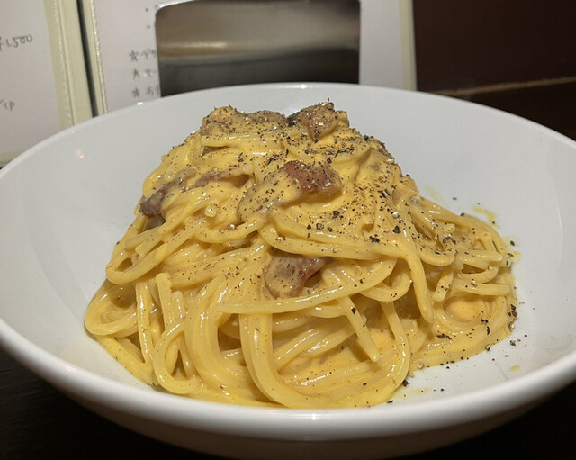 本物カルボナーラ！？』by バーさま : Ruscello - 四谷三丁目