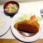 紀の国屋 - 20221213サービス定食（とんかつ）