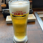焼肉かまくら本店 - 生ビール 690円。