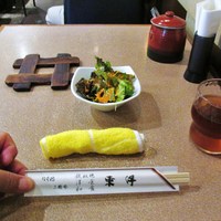 鉄板焼 東洋 - セットのサラダ