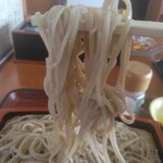 生そば 岡沢 - ヤヤ細い