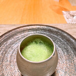 洋食グリル 白金然荘 - 白子　カリフラワー　金沢春菊