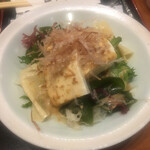 かごの屋 - 豆腐と湯葉のサラダ