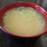 鮨ＤＩＮＩＮＧ 辰 - セットのお味噌汁