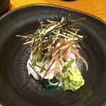 焼き鳥 だるまや - とりわさ　450円