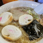 いぶき - 元祖いぶきのラーメン（1,000円／大盛り＋お麩増し）。