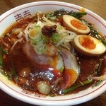 達麺 - 達辛めんの煮卵トッピング！