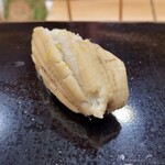 日本橋蛎殻町 すぎた - 穴子握り 塩で