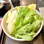 手打ちうどん 大蔵 - 野菜