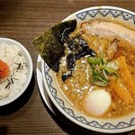 東京豚骨拉麺 ばんから - ばんからセット明太子ご飯