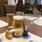 Obanzai Yaichi - 瓶ビールからいただいてます(*ﾟ▽ﾟ*)