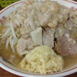 ラーメン二郎 - 小、ニンニクとアブラ