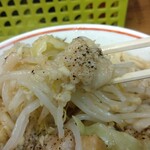 ラーメン二郎 - アブラ野菜が旨し