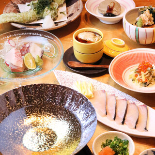 鰆がメインの各種飲み放題付コース（6,500円～）