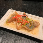 居酒屋　上半 - あじ南蛮漬け450円